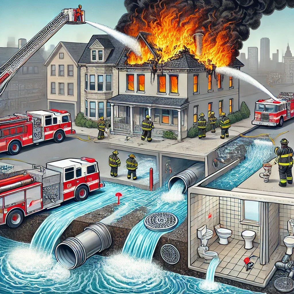 How Firefighting Creates Sewer Backflow Issues and What Can Be Done