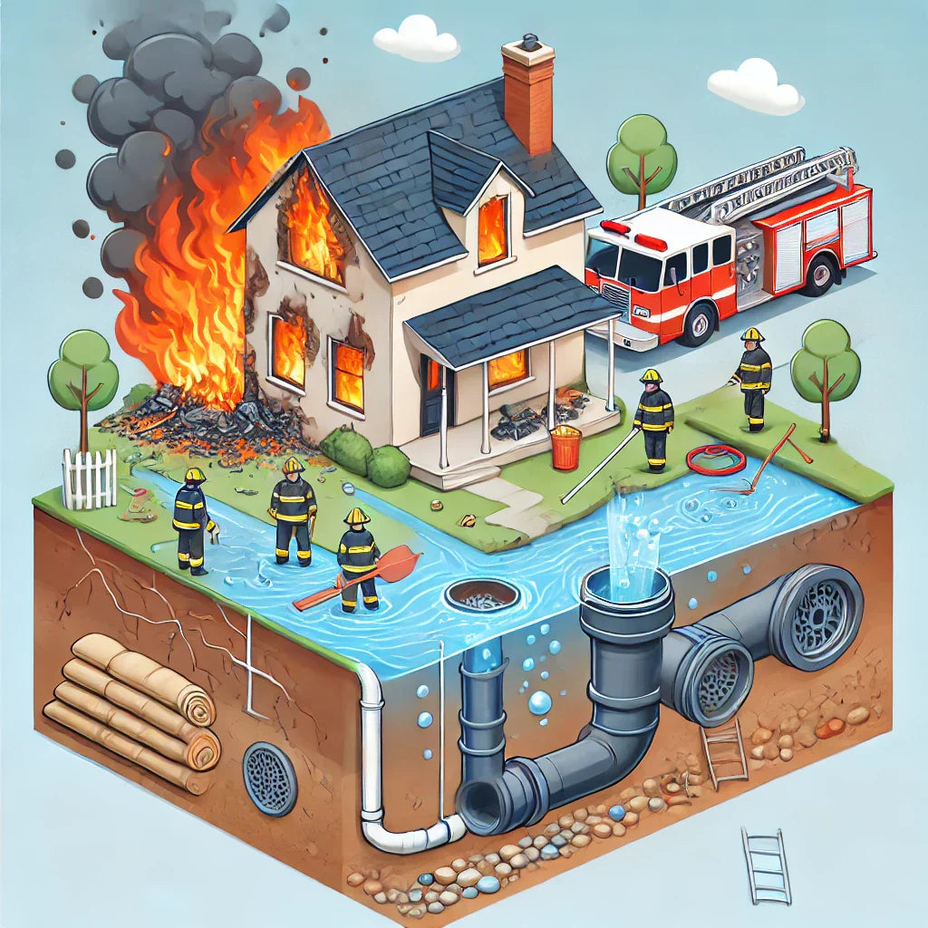 Sewer Backflows During Fires